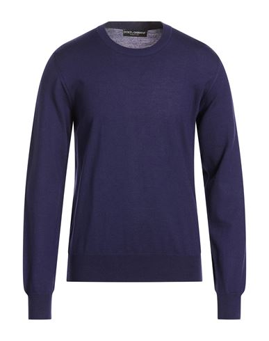 Man Sweater Navy Size 42 Virgin Wool