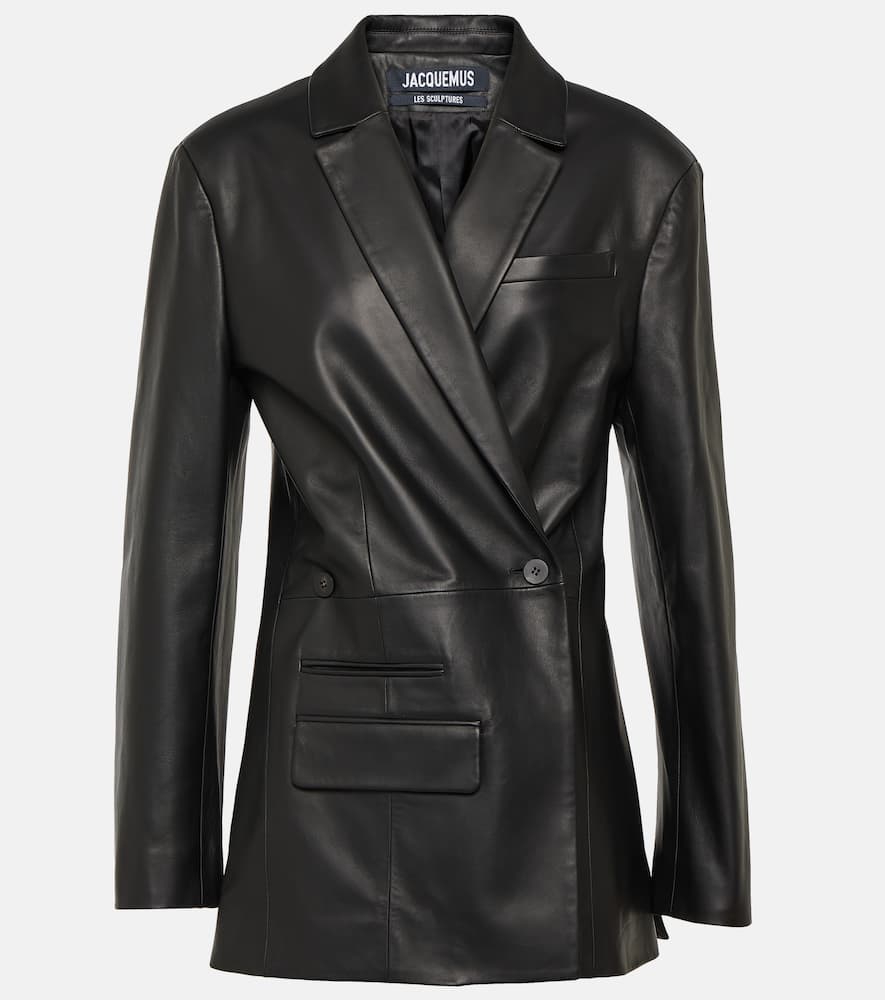 La Veste Tibau Cuir leather blazer