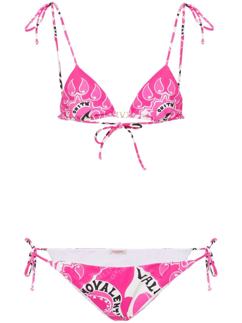Archive Manifesto bikini set - Pink