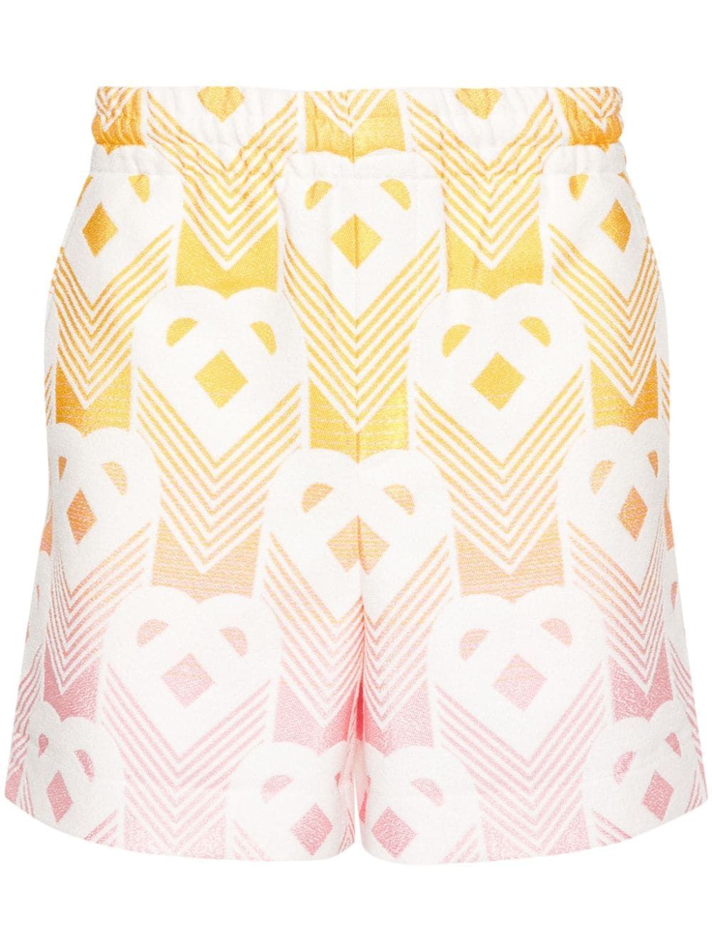 Men's Gradient Monogram Towelling Track Shorts
