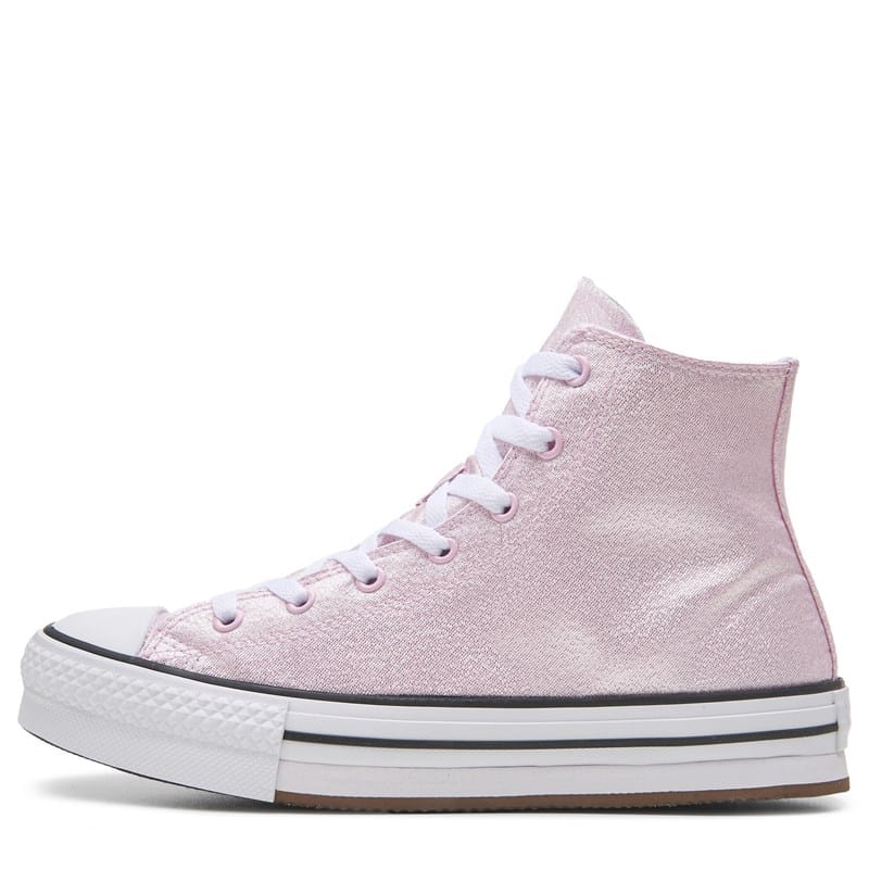 Kids' Chuck Taylor All Star Lift High Top Sneaker Big Kid Shoes (Pink Glitter)
