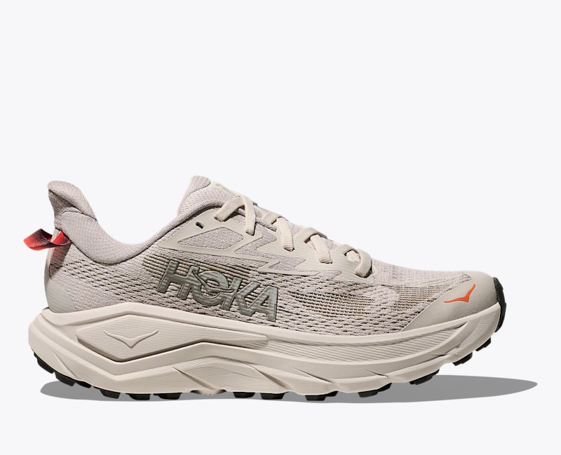 HOKA Women's Challenger 8 Shoes in Stucco/Asphalt Grey