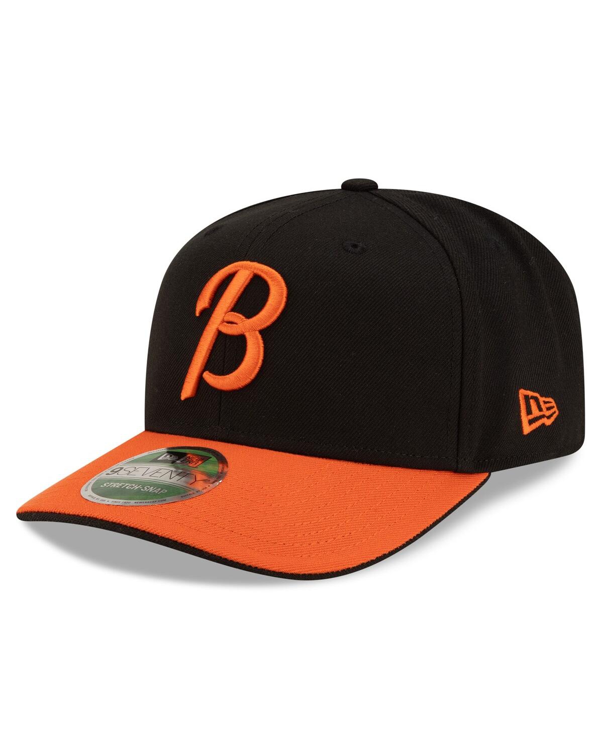 Men's Black/Orange Baltimore Orioles Player Replica 9SEVENTY Adjustable Hat - Black, Orange