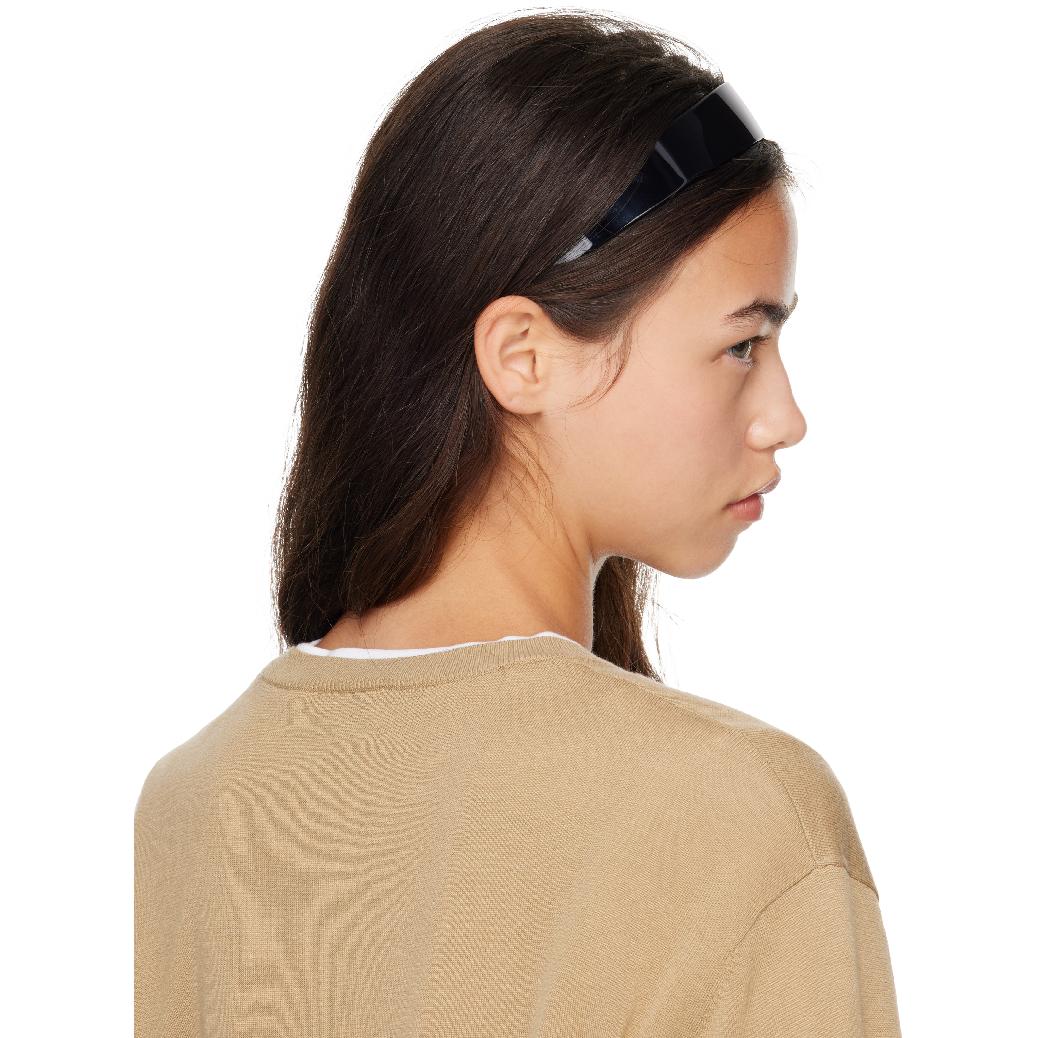 Black Thin Bessette Headband