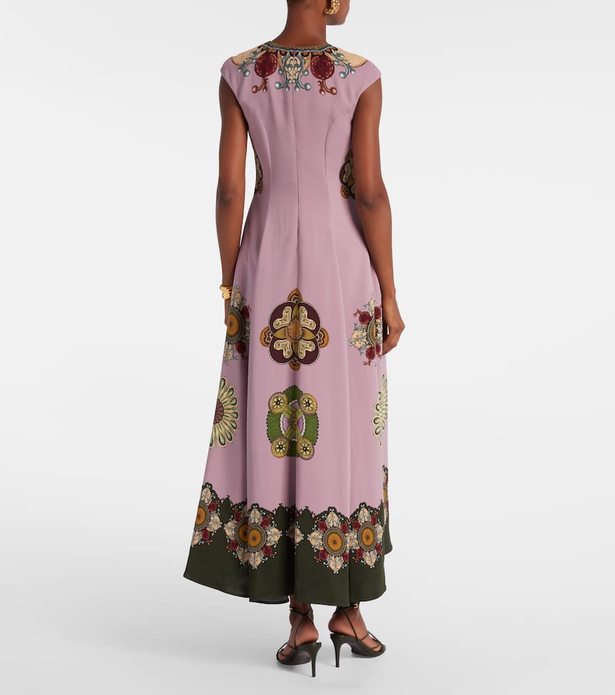 Park Ave printed maxi dress