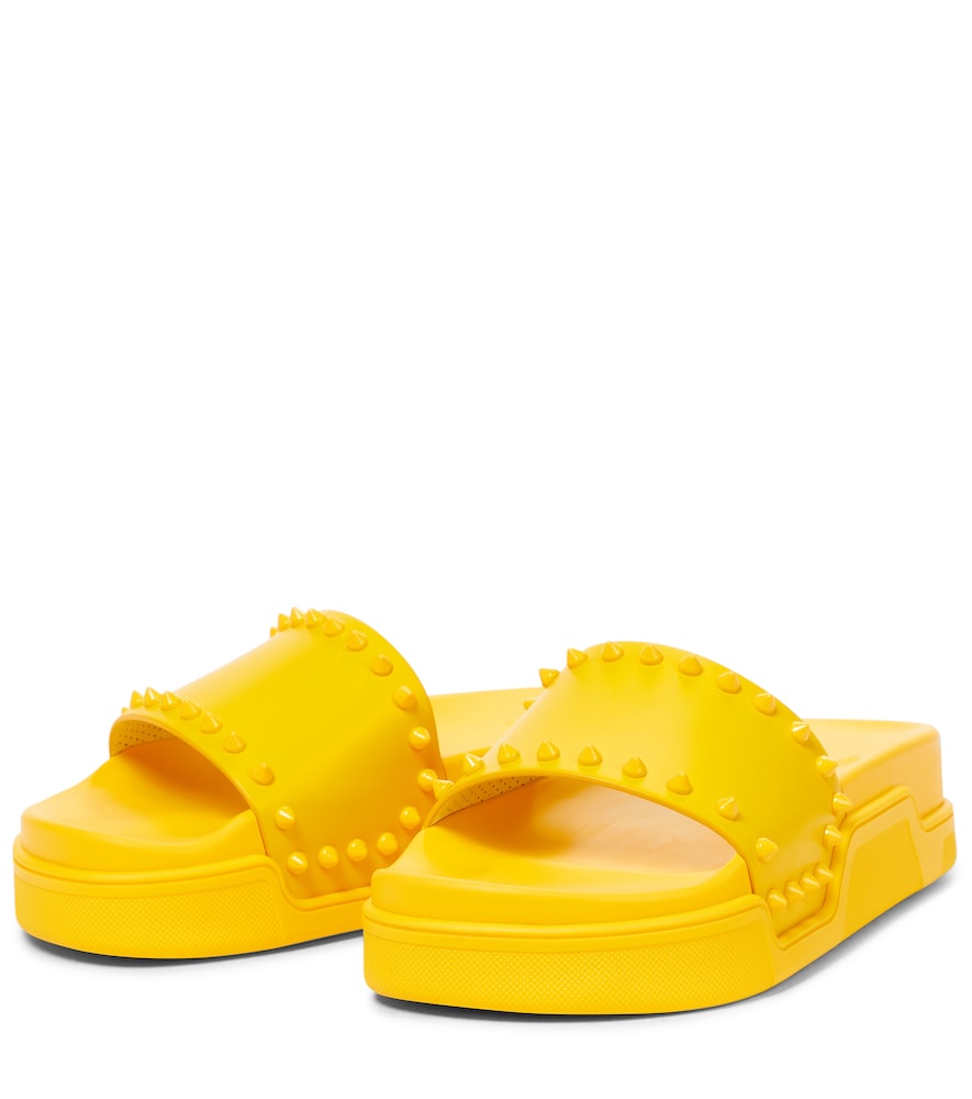 Exclusive to Mytheresa - Pool Stud embellished slides
