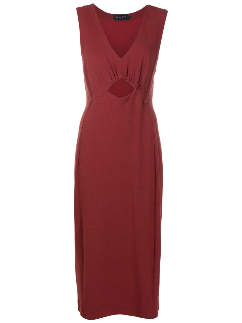 Lighthouse cut-out dress - Red