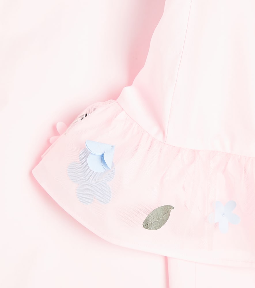 Il Gufo Ruffled puffer jacket