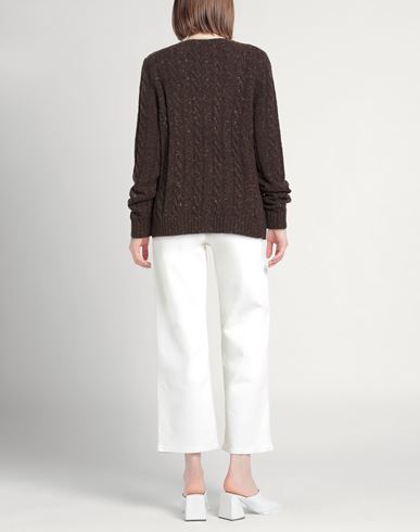Woman Sweater Dark brown Size XL Wool, Cashmere