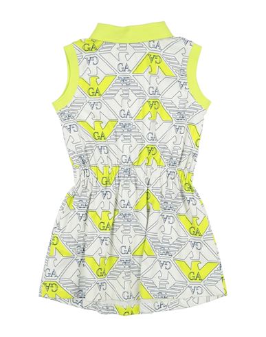 Kid Girl Kids' dress White Size 12 Cotton, Elastane