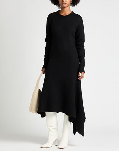 Woman Midi dress Black Size 2 Wool
