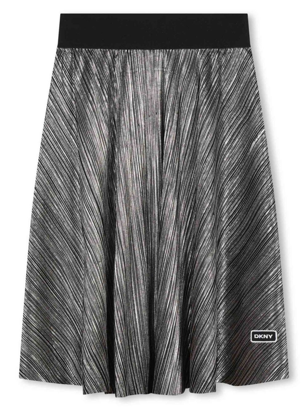 Metallic-effect skirt - Silver