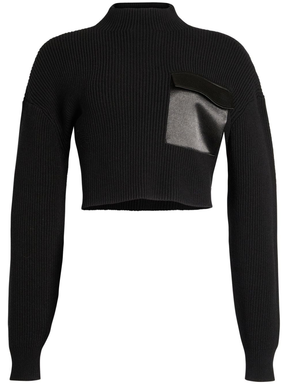 Donna cropped jumper - Black