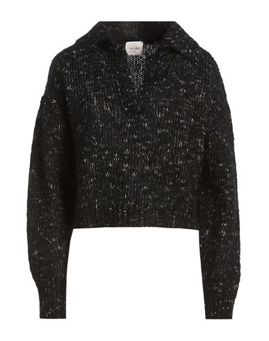 Crème Woman Sweater Black Size M Wool, Virgin Wool, Cotton