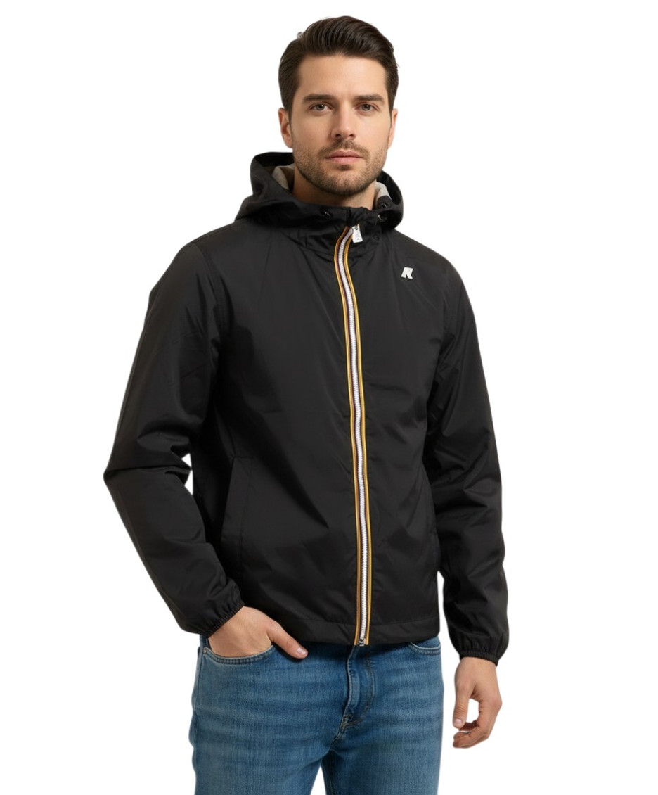 Black Regular Hood Jacket