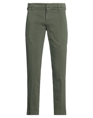 Man Pants Military green Size 29 Cotton, Elastane