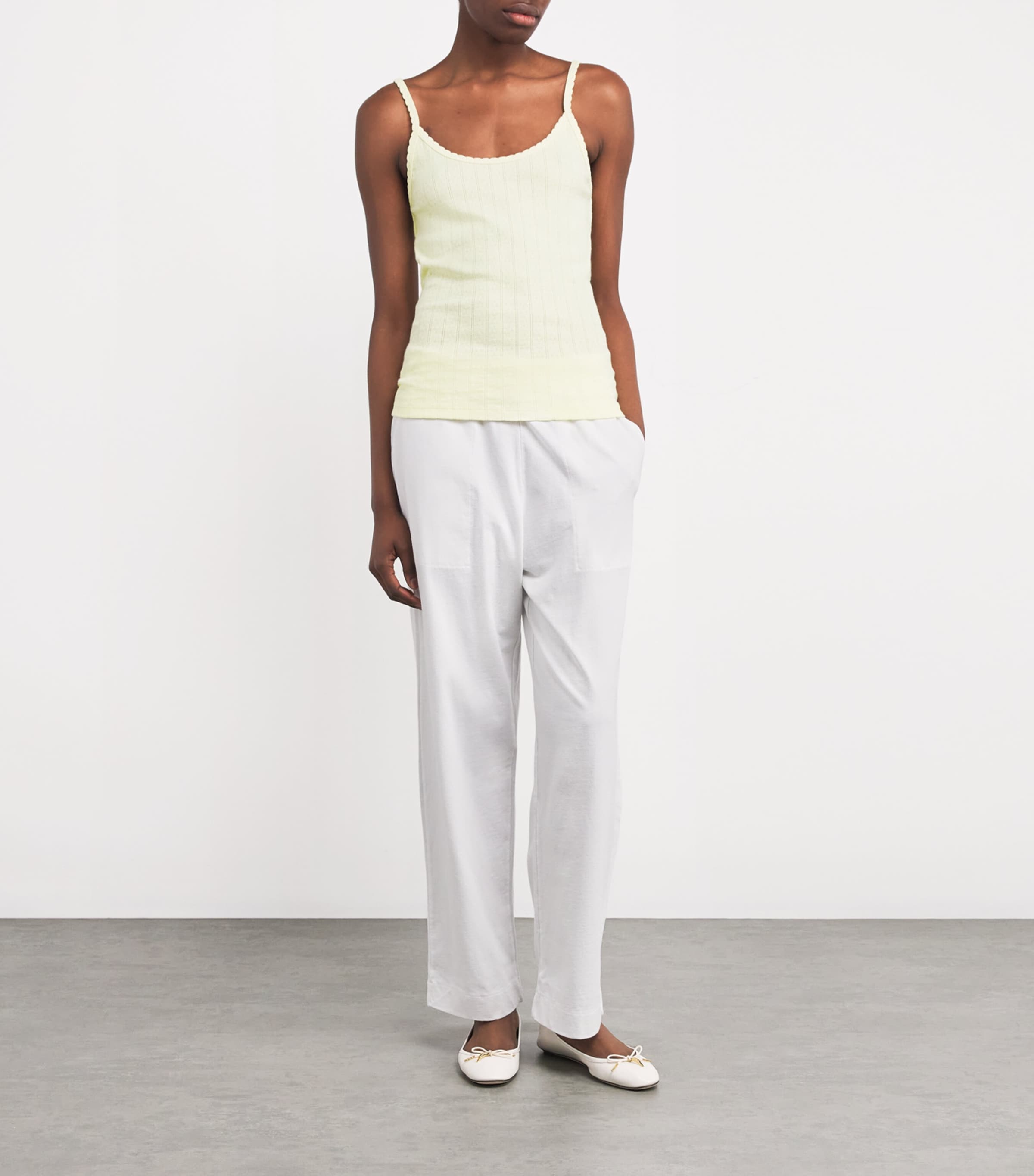Leset Classic Pointelle Tank Top
