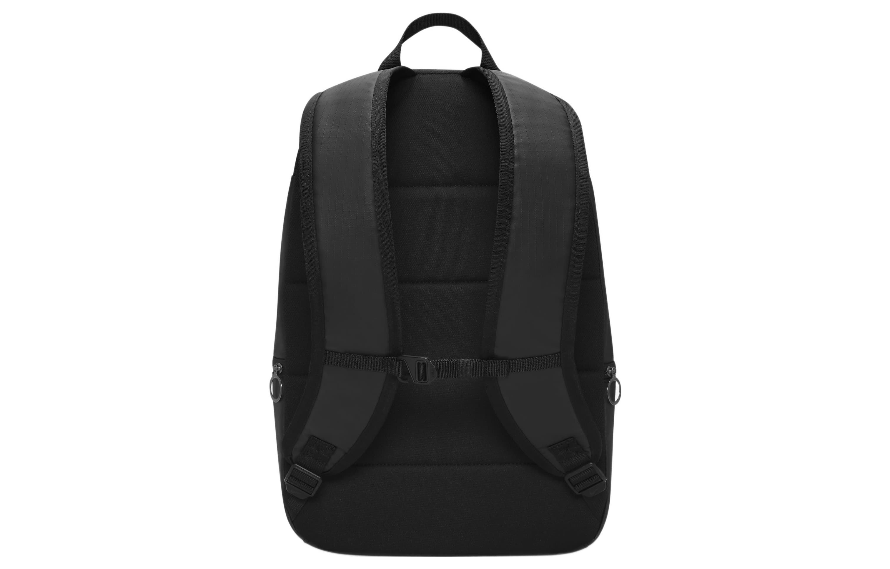Heritage Winterized Eugene Series Brand Logo Casual Solid Color Zipper Backpack Unisex Black / Smoke Grey