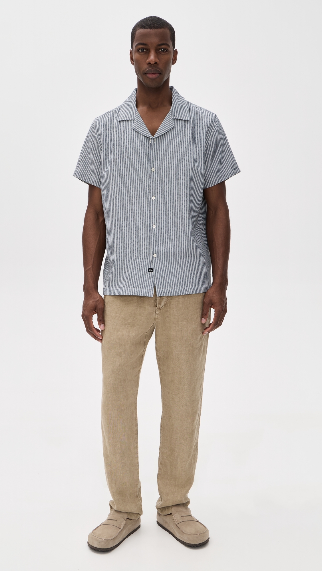Amalfi Shirt Navy Deck Stripe