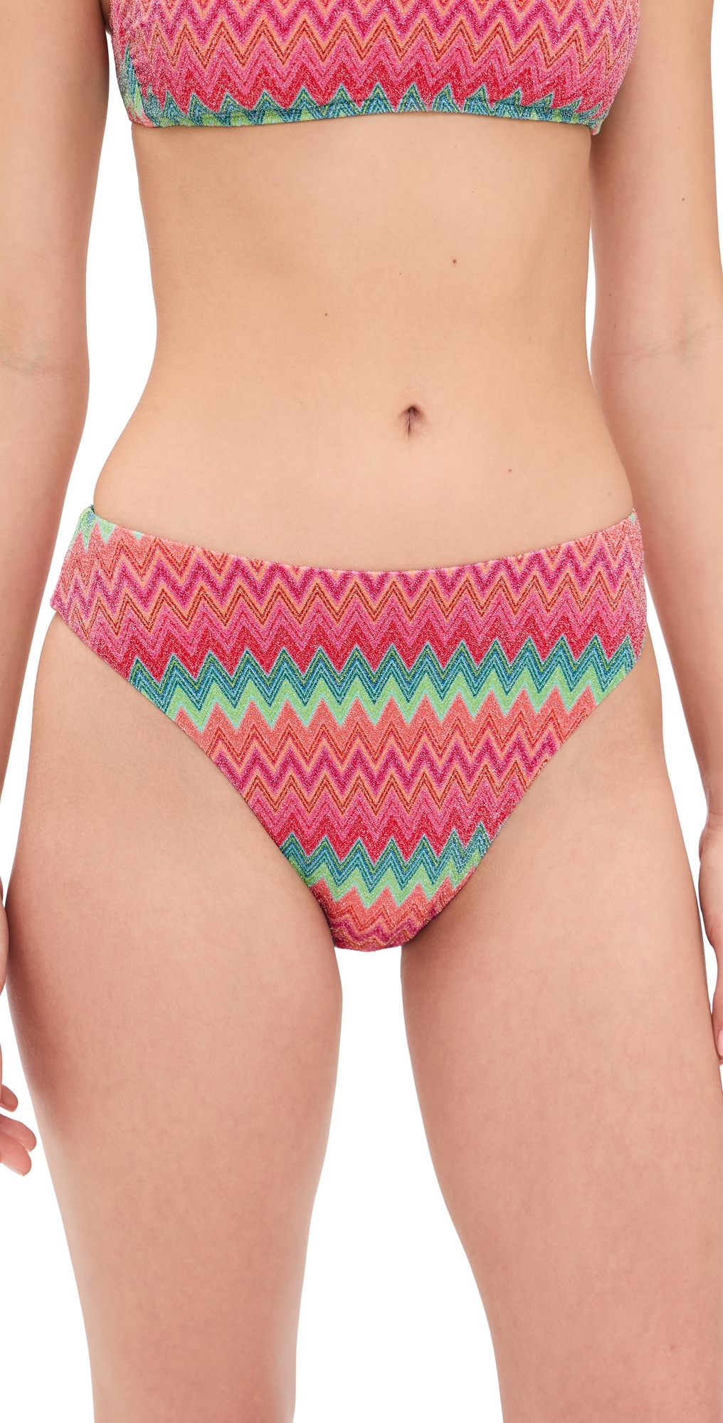 Amarie Bottoms Strawberry Ice Chevron
