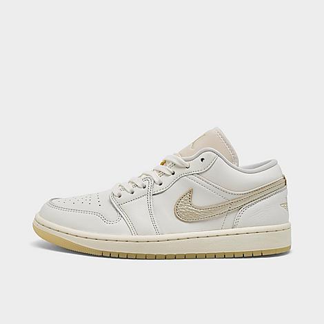 Women's Air 1 Low SE Casual Shoes in Sail/Pale Ivory/Team Gold