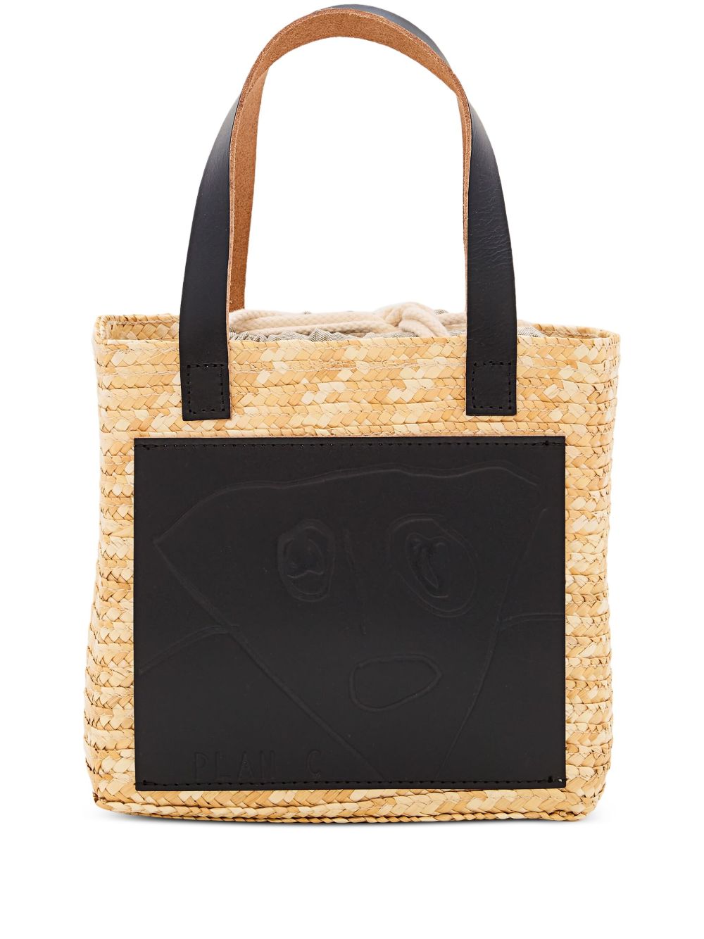 Plan C mini shopper bag - Neutrals