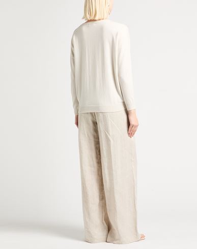 Woman Sweater Ivory Size M Cashmere, Brass, Acetate, Silk