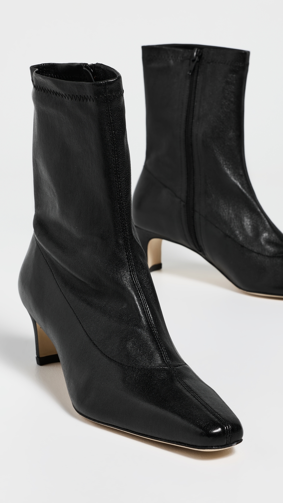 Wally Sock Ankle Boots Black