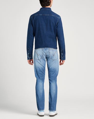 Man Jeans Blue Size 34 Organic cotton, Elastane