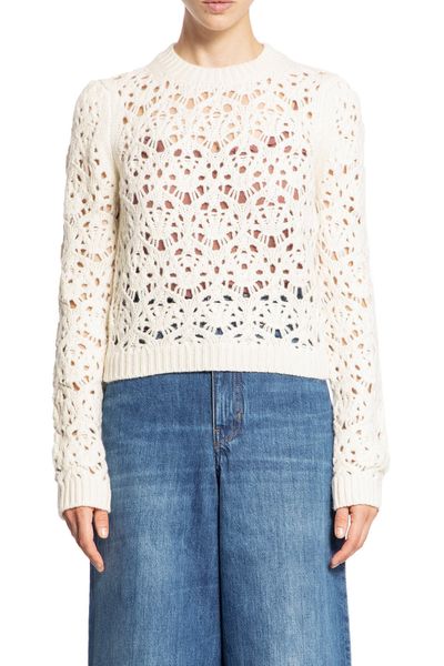 Chloé Crewneck Chunky Sweater
