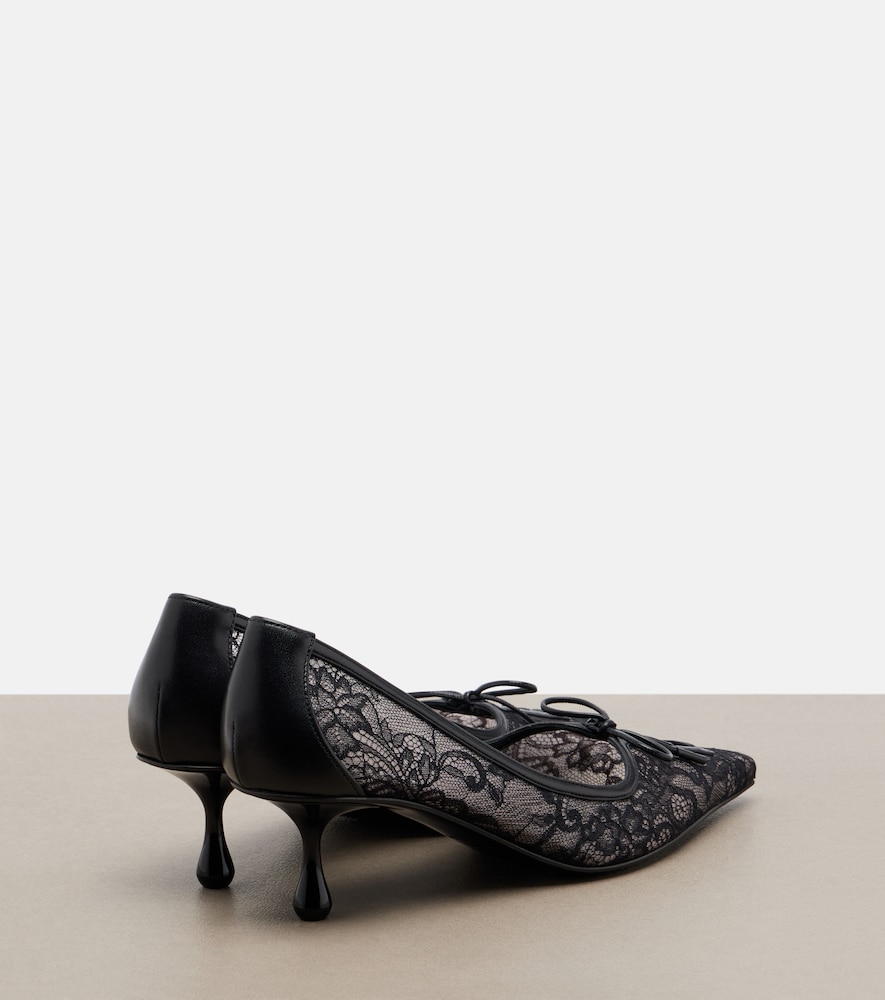 Scarlett lace pumps