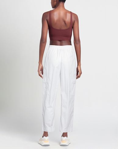 Z. o.e. Zone Of Embroidered Woman Pants White Size L Cotton