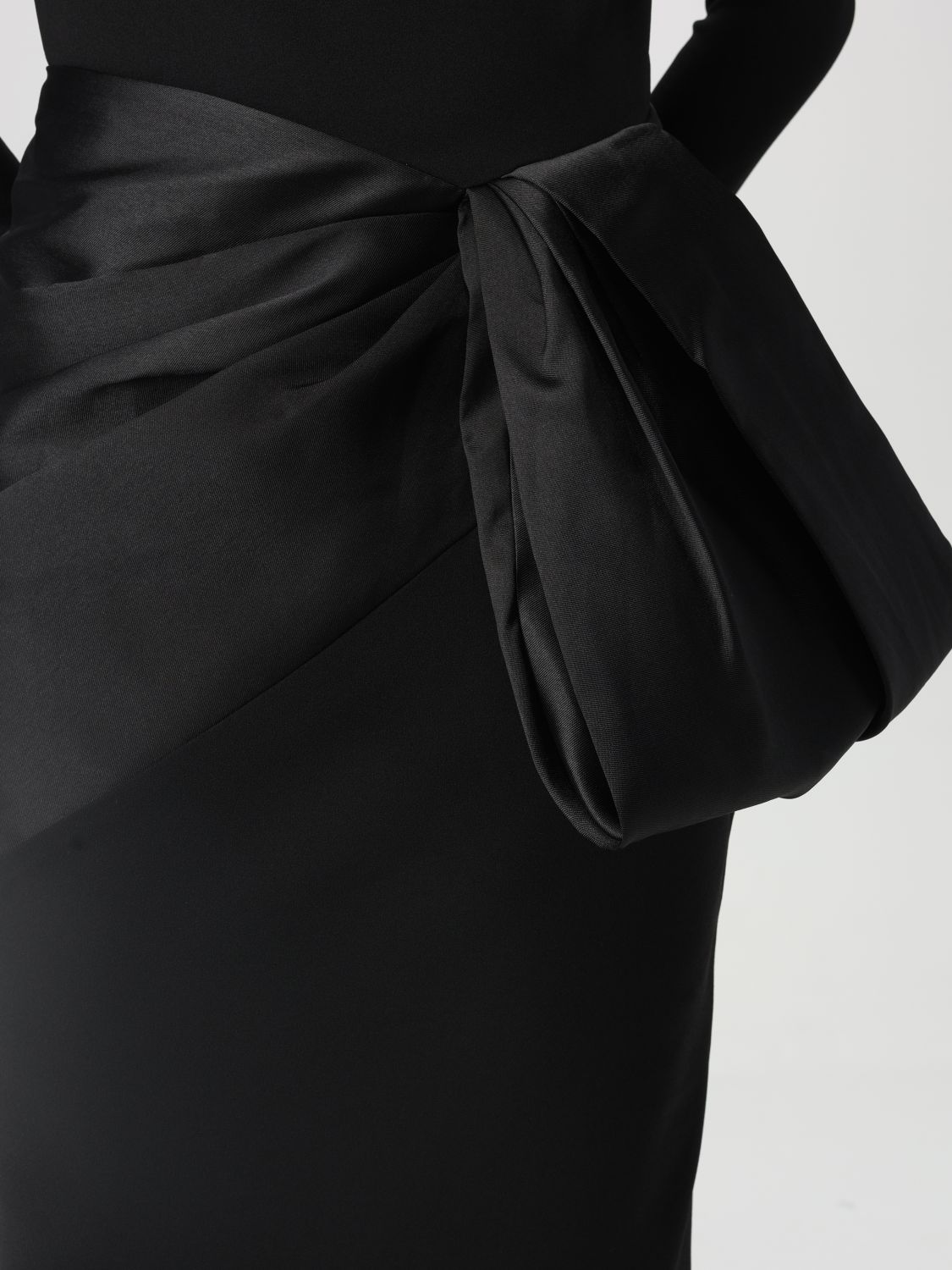 Kori off-shoulder gown - Purple