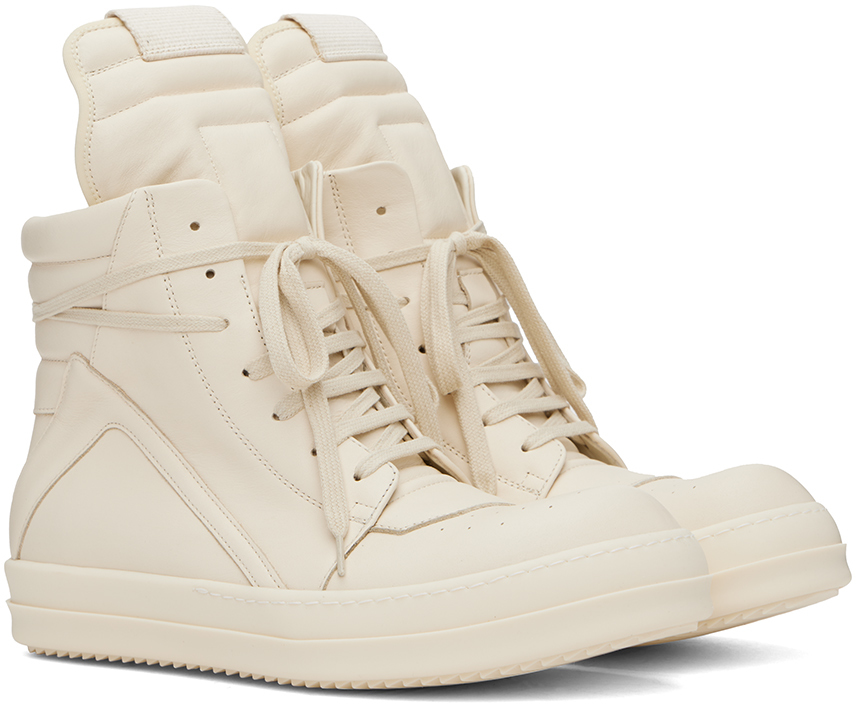 Rick Owens Off-White Porterville Geobasket Sneakers