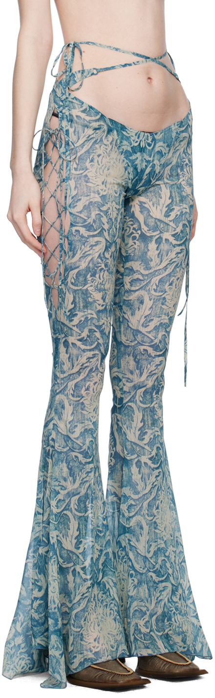Blue Glimmer Slacks