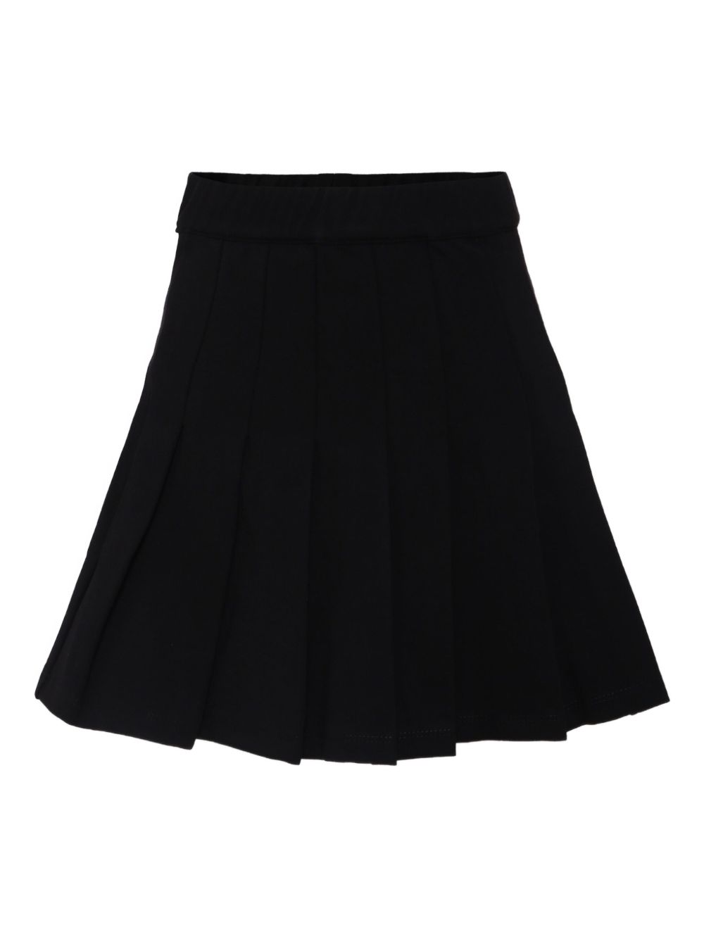 Pleated midi skirt - Black