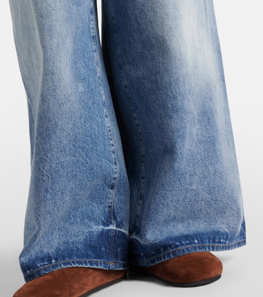 Sunny Crochet wide-leg jeans