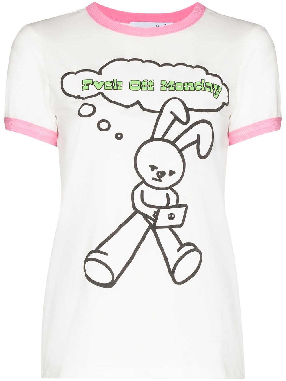 Graphic-print cotton T-shirt - White