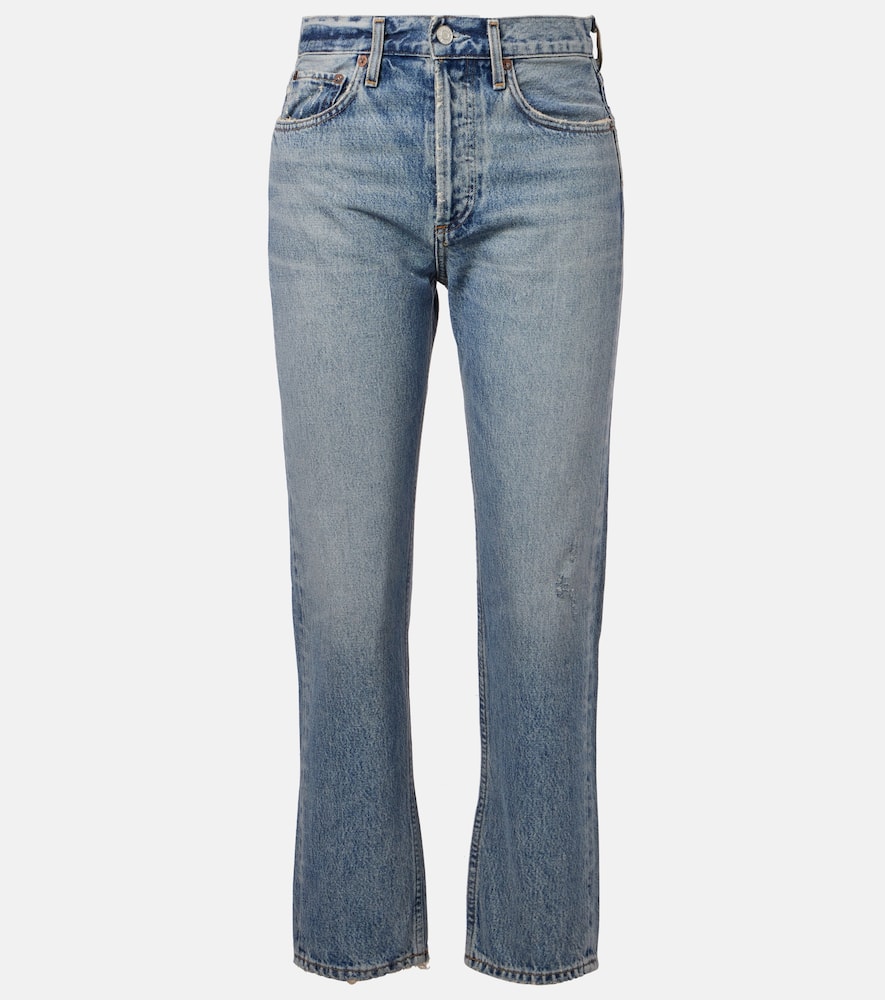 Parker mid-rise straight jeans