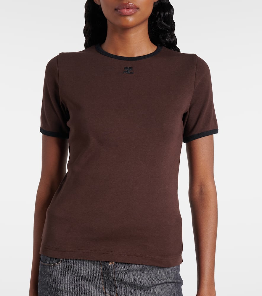 Courrèges Logo cotton T-shirt