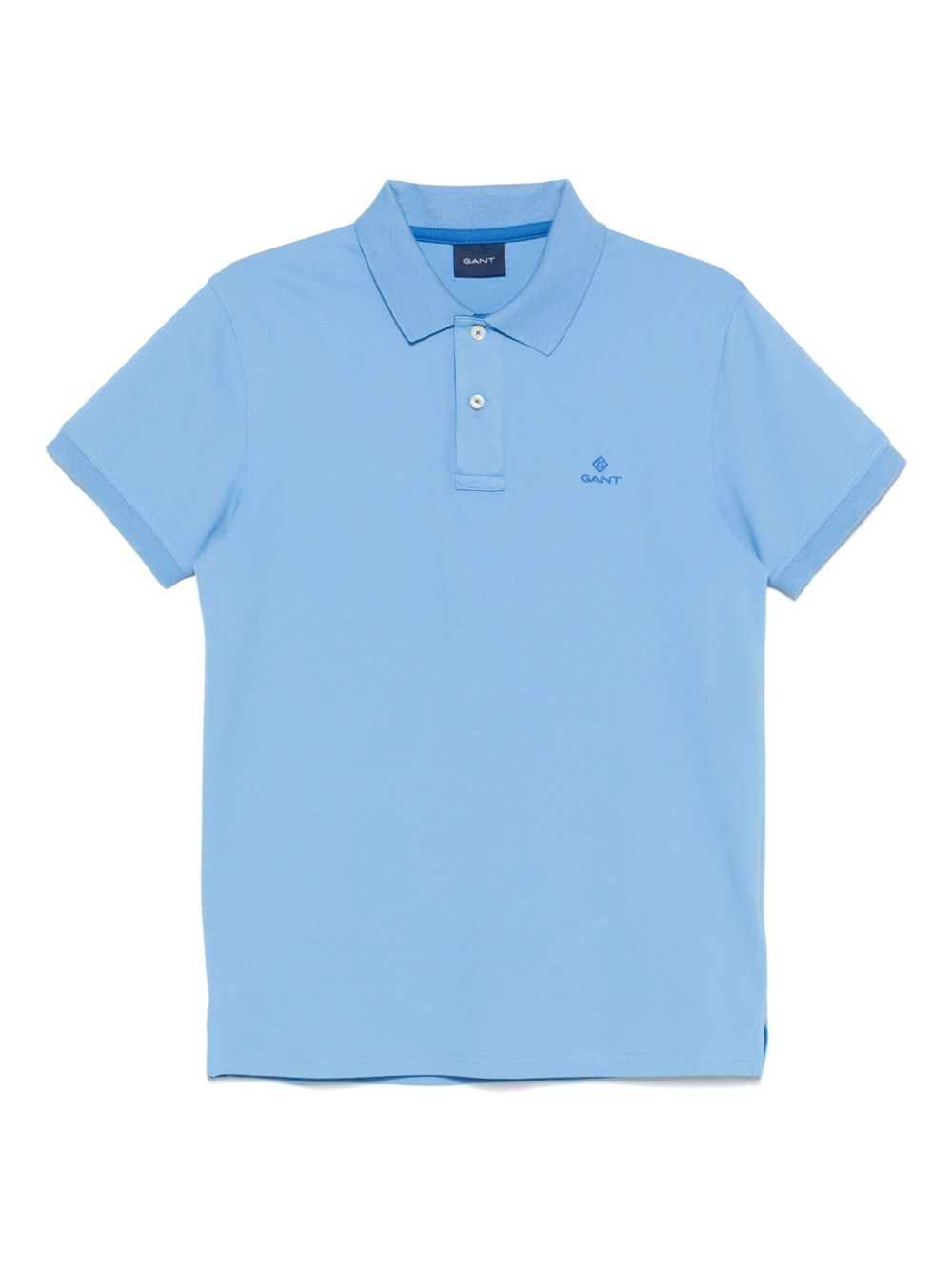 Gant logo-embroidered polo shirt - White