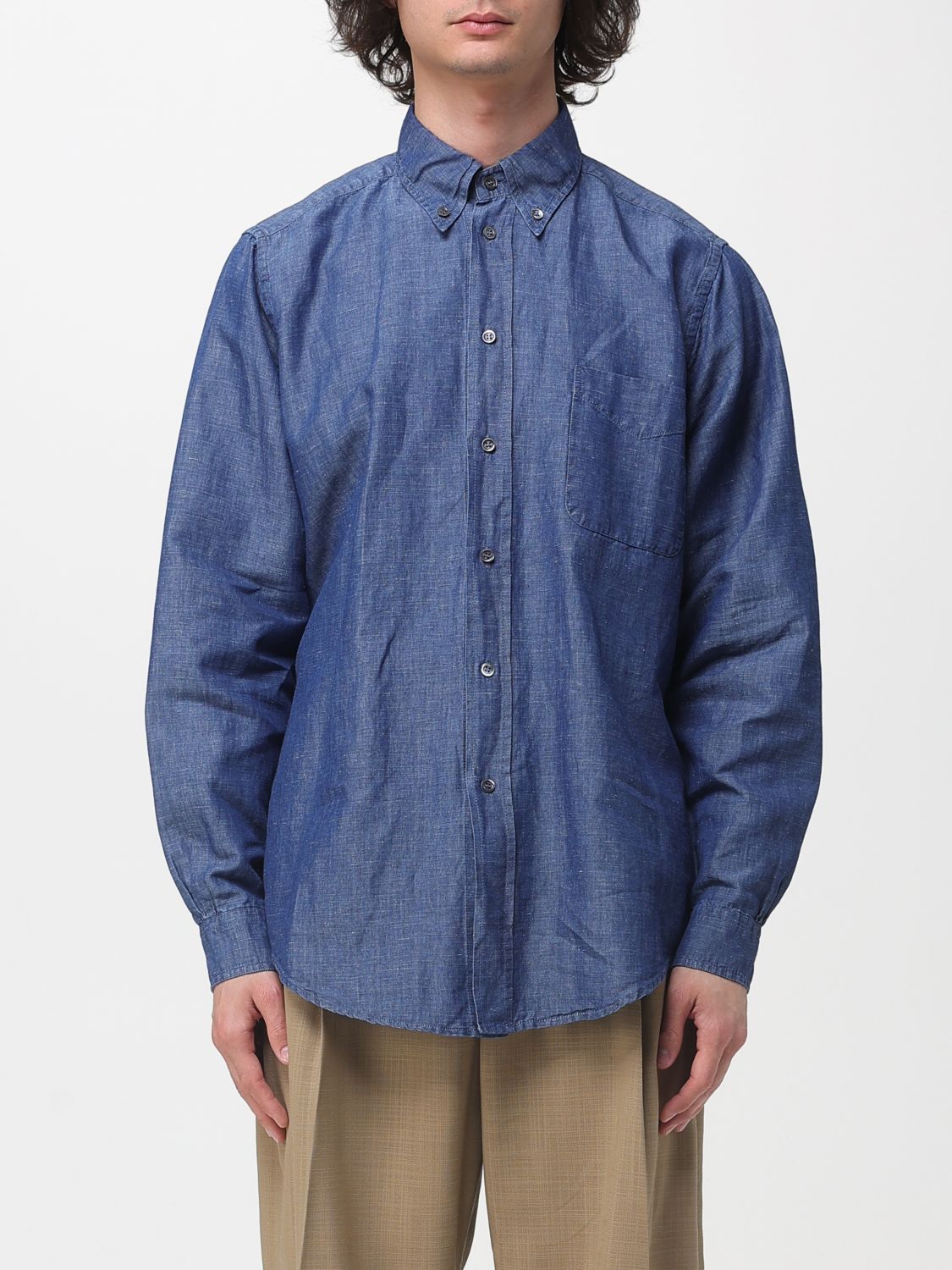 Shirt Men color Blue
