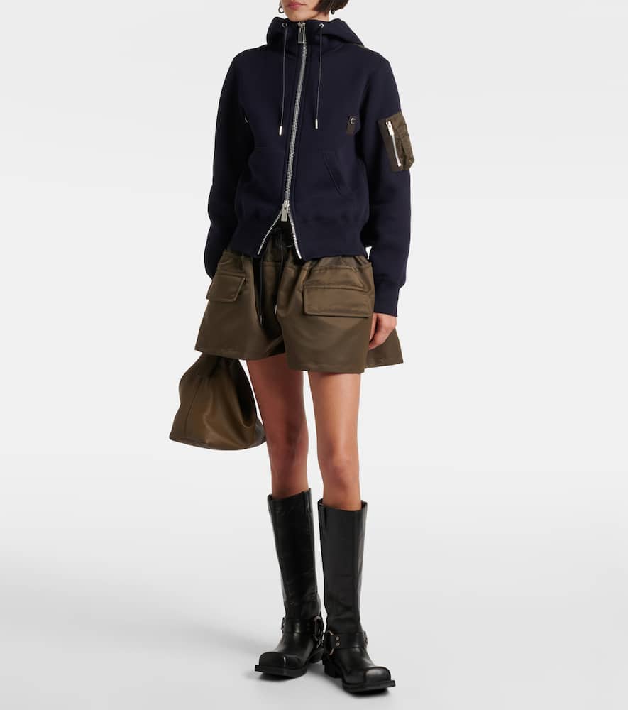 Paneled hoodie