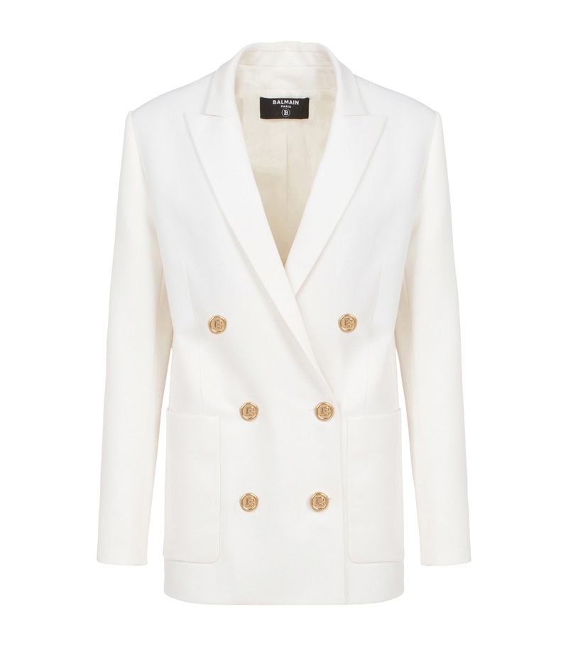 Wool Double-Breasted Blazer