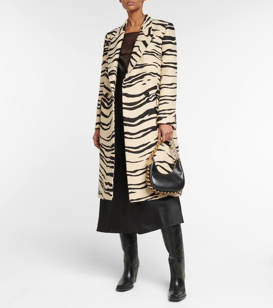 Stella McCartney Printed double-breasted coat