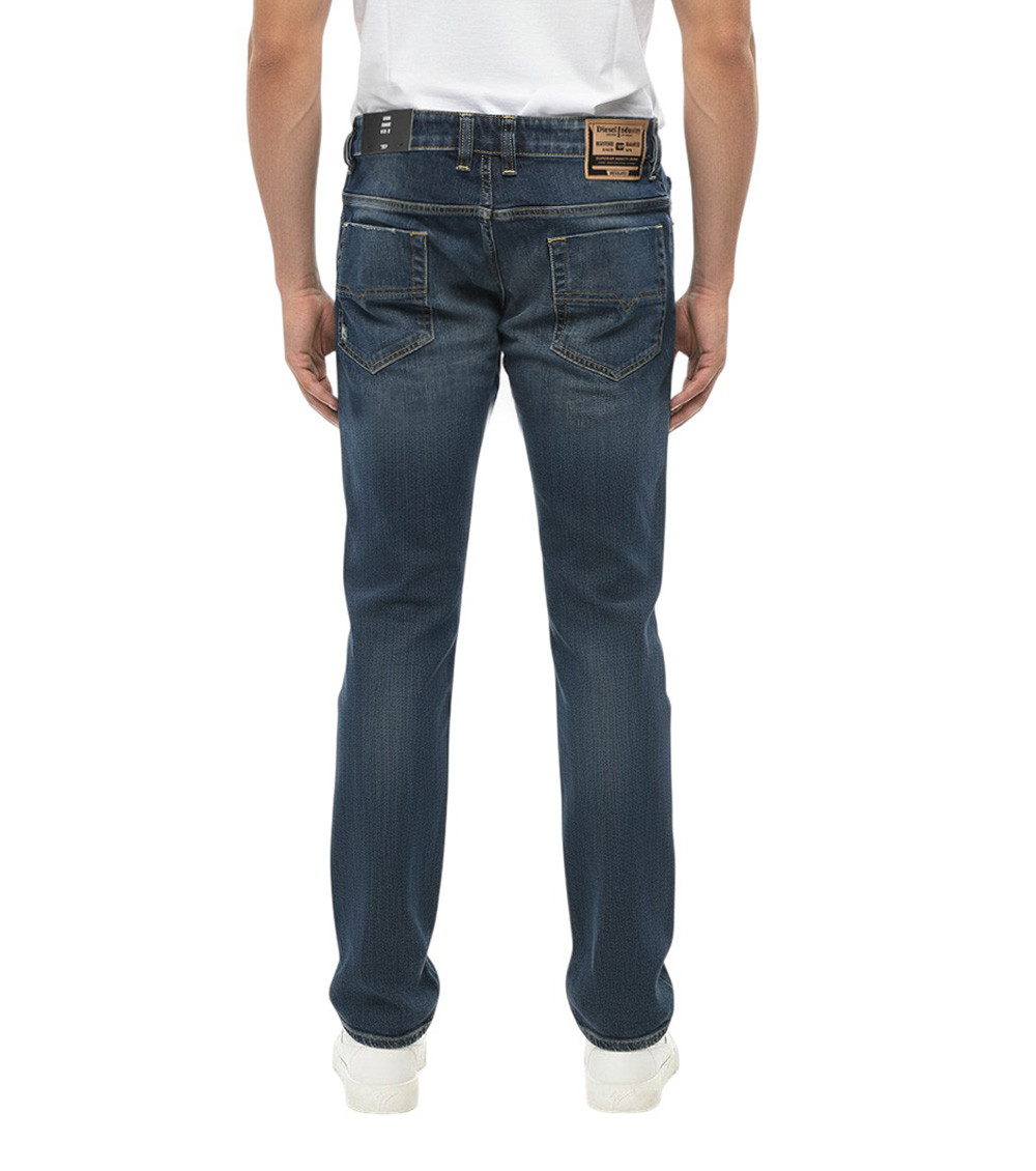 Blue Mid Rise Jeans