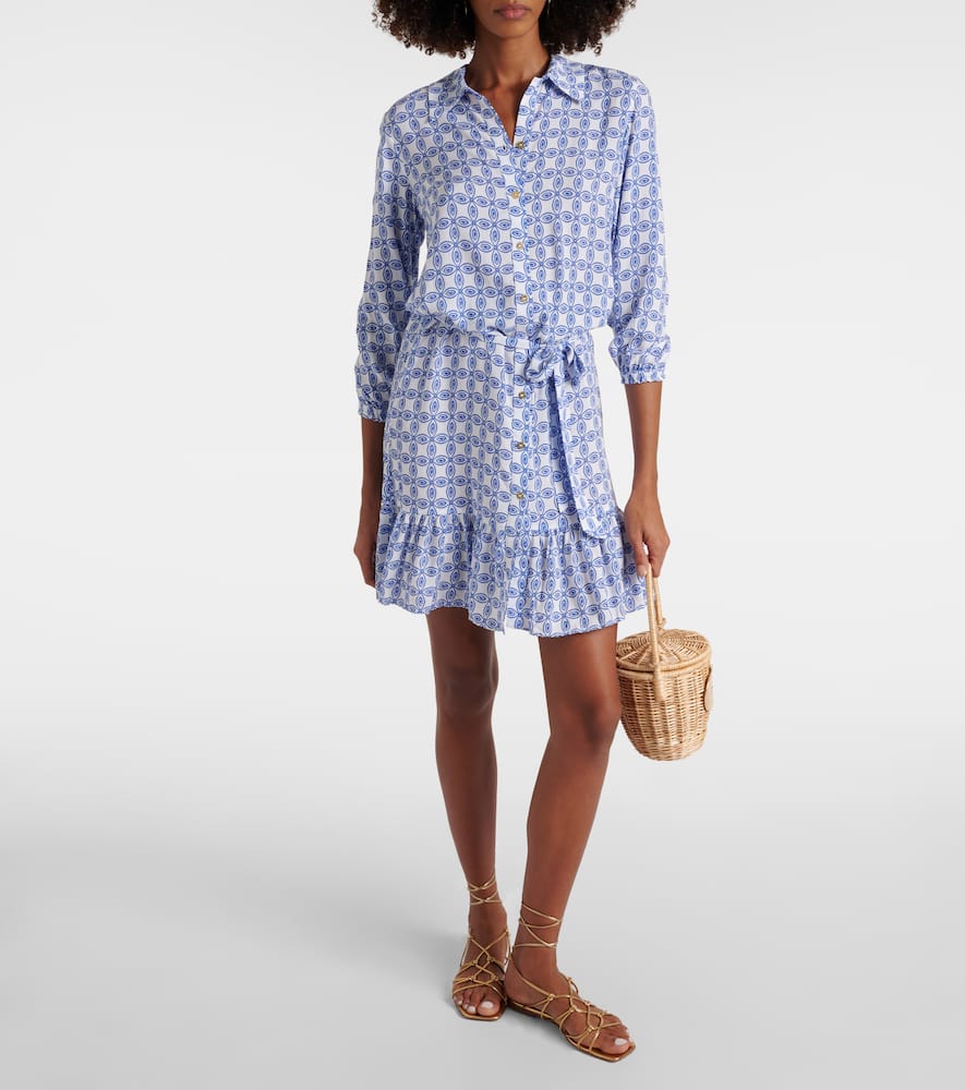 Mahoe Bay printed minidress