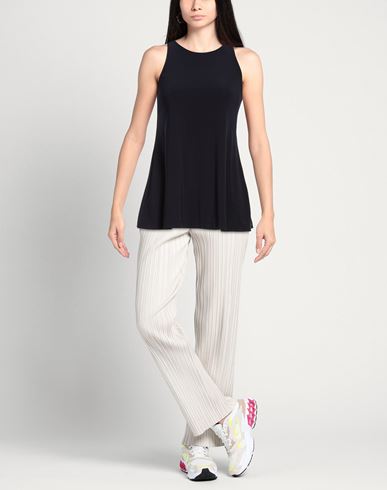Woman Tank top Midnight blue Size M Polyester, Elastane