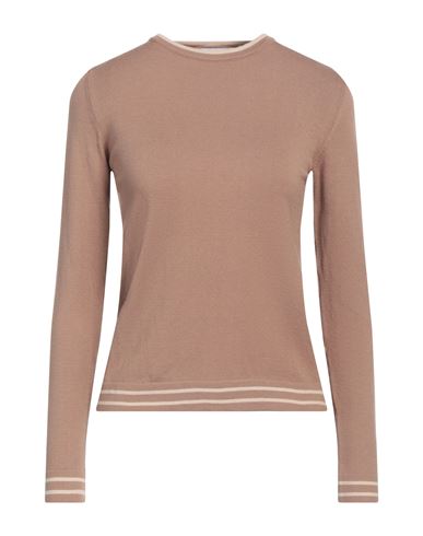 Caractère Woman Sweater Camel Size S Viscose, Polyester, Polyamide