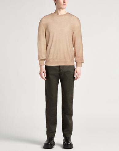 Man Sweater Beige Size 46 Cashmere